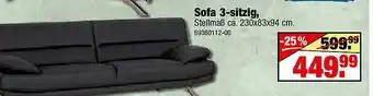 SB Lagerkauf Sofa 3-sitzig Angebot