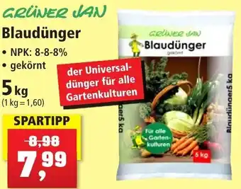 Thomas Philipps GRÜNER JAN Blaudünger 5kg Angebot