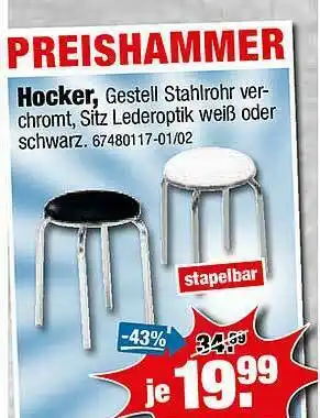 SB Lagerkauf Hocker Angebot