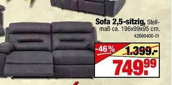 SB Lagerkauf Sofa 2.5-sitzig Angebot