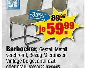 SB Lagerkauf Barhocker Angebot