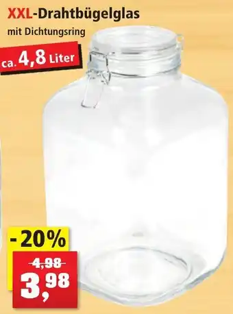 Thomas Philipps XXL-Drahtbügelglas 4,8 Liter Angebot