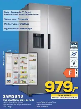 Euronics Berlet Samsung Rs6ja8810s9 Side-by-side Angebot