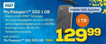 Euronics XXL Wd My Passport Ssd 1gb Angebot