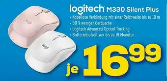 Euronics XXL Logitech M330 Silent Plus Angebot