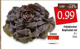 Kupsch Fränkischer Kopfsalat Rot Angebot