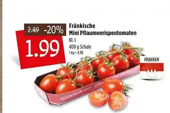 Kupsch Fränkische Mini Pflaumenrispentomaten Angebot