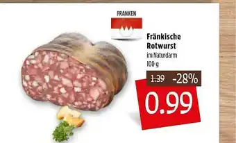 Kupsch Fränkische Rotwurst Angebot