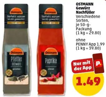 PENNY OSTMANN Gewürz Nachfüller 50 g Packung Angebot