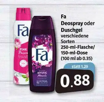 Markant Markt Fa Deospray Oder Duschgel Angebot