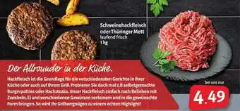 Markant Markt Schweinehackfleisch Oder Thüringer Mett Angebot