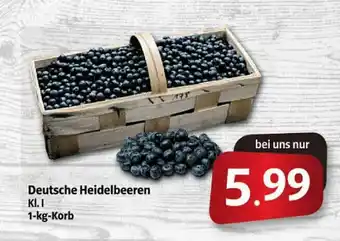 Markant Markt Deutsche Heidelbeeren Angebot