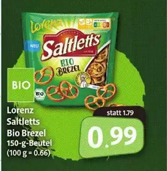 Markant Markt Lorenz Saltletts Bio Brezel Angebot