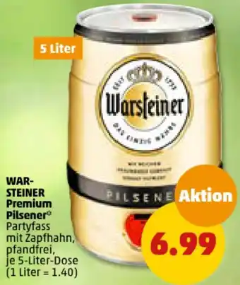 PENNY WARSTEINER Premium Pilsener 5 Liter Angebot