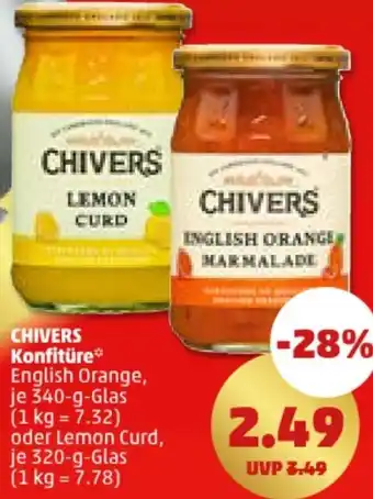 PENNY CHIVERS Konfitüre 340/320 g Glas Angebot