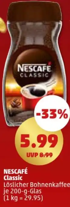 PENNY NESCAFÉ Classic 200-g-Glas Angebot