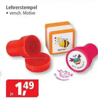 Pfennigpfeiffer Lehrerstempel Angebot