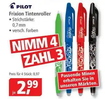 Pfennigpfeiffer Pilot Frixion Tintenroller Angebot