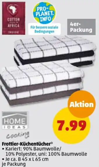 PENNY HOME IDEAS cooking Frottier-Küchentücher Angebot