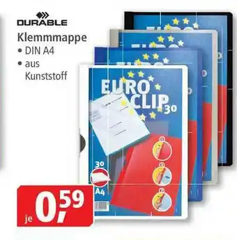 Pfennigpfeiffer Durable Klemmmappe Angebot