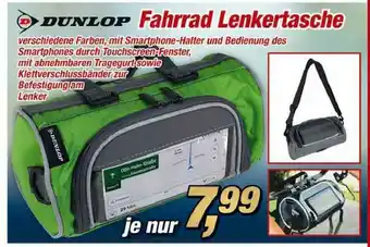 Posten Börse Dunlop Fahrrad Lenkertasche Angebot