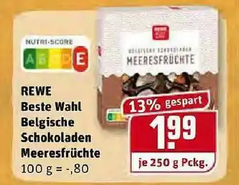 REWE Kaufpark Rewe Beste Wahl Belgische Schokoladen Meeresfrüchte Angebot