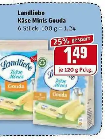 REWE Kaufpark Landliebe Käse Minis Gouda Angebot