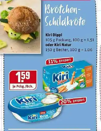 REWE Kaufpark Kiri Dippi Oder Kiri Natur Angebot