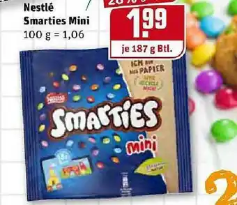 REWE Kaufpark Nestlé Smarties Mini Angebot