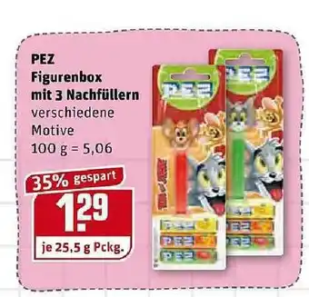 REWE Kaufpark Pez Figurenbox Mit 3 Nachfüllern Angebot