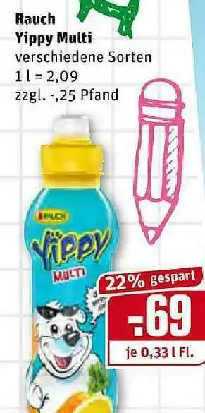 REWE Kaufpark Rauch Yippy Multi Angebot