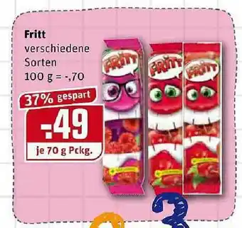 REWE Kaufpark Fritt Verschiedene Sorten Angebot