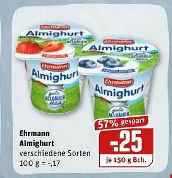 REWE Kaufpark Ehrmann Almighurt Angebot