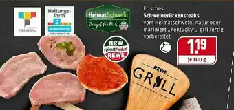 REWE Kaufpark Schweinerückensteaks Angebot