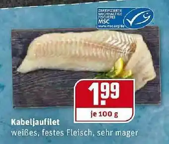 REWE Kaufpark Kabeljaufilet Angebot