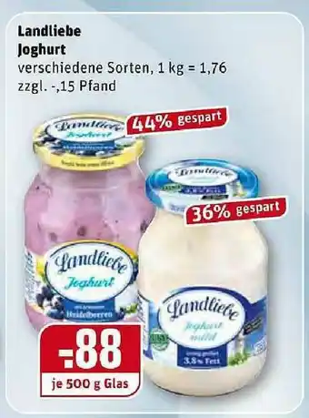 REWE Kaufpark Landliebe Joghurt Angebot