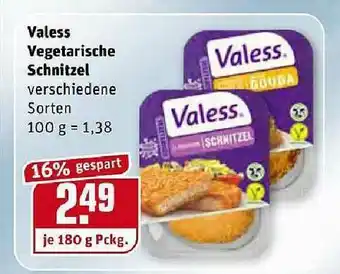 REWE Kaufpark Valess Vegetarische Schnitzel Angebot