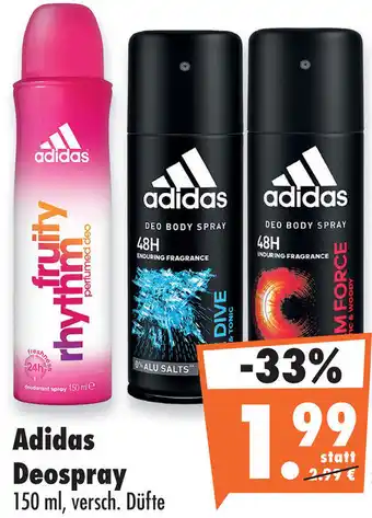 Mäc Geiz Adidas Deospray 150 ml Angebot