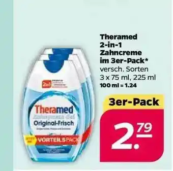 NETTO Theramed 2 In 1 Zahncreme Im 3er Pack Angebot