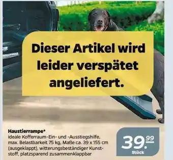 NETTO Haustierrampe Angebot