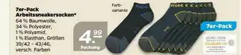 NETTO 7er Pack Arbeitssneakersocken Angebot