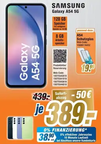 Expert SAMSUNG Galaxy A54 5G Angebot