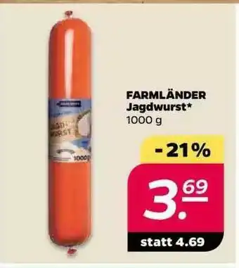 NETTO Farmländer Jagdwurst Angebot