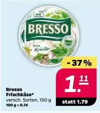 NETTO Bresso Frischkäse Angebot