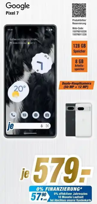 Expert Google Pixel 7 Angebot