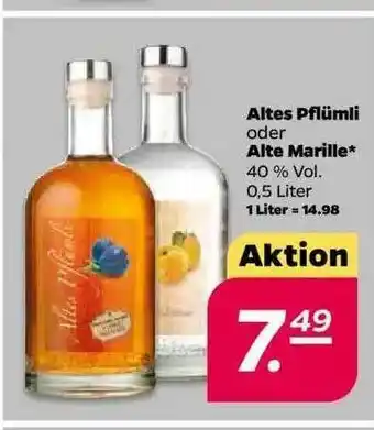 NETTO Altes Pflümli Oder Alte Marille Angebot