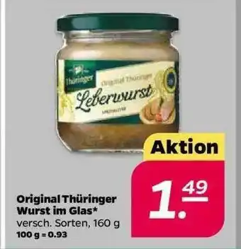 NETTO Original Thüringer Wurst Im Glas Angebot