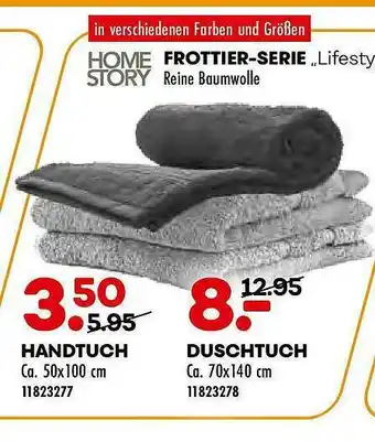 Möbel Kraft Home Story Frottier Serie Angebot