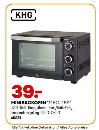 Möbel Kraft Khg Minibackofen Angebot