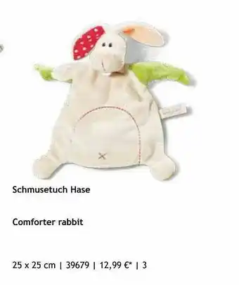 Nici Schmusetuch Hase Angebot